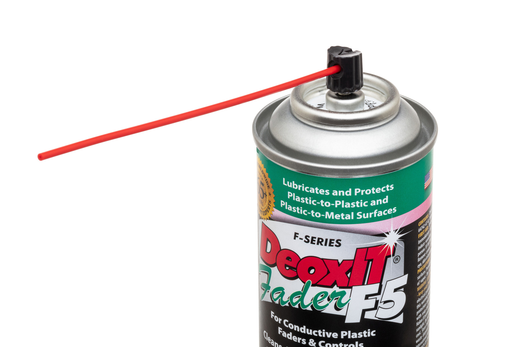 CAIG DeoxIT Faderlube F5S-H6 Spray Lubrificante Di Precisione - Per Potenziometri, Contatti In Plastica E Metallo, Interruttori E Parti Scorrevoli. Pulizia E Lubrificazione Professionale.