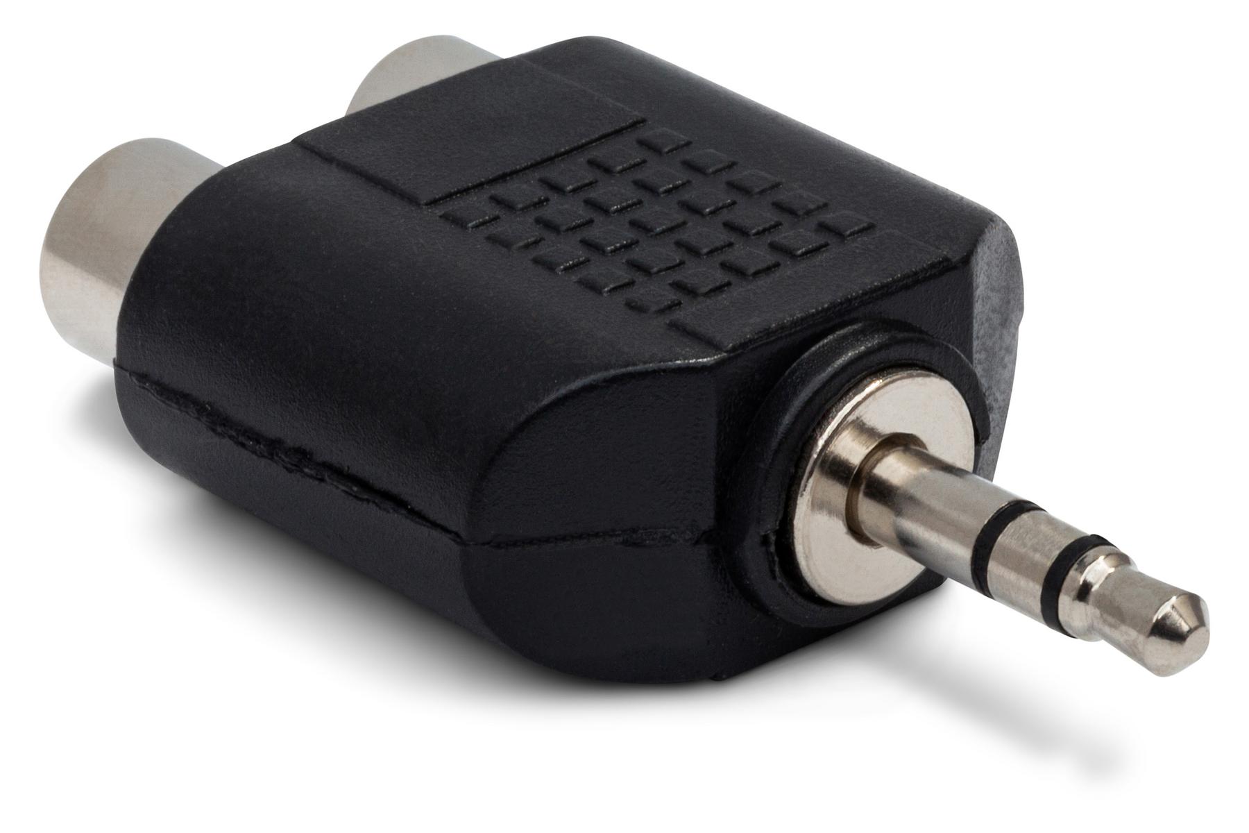 Vanco International  3.5 mm Stereo Plug to Dual RCA Plugs Y Adapter