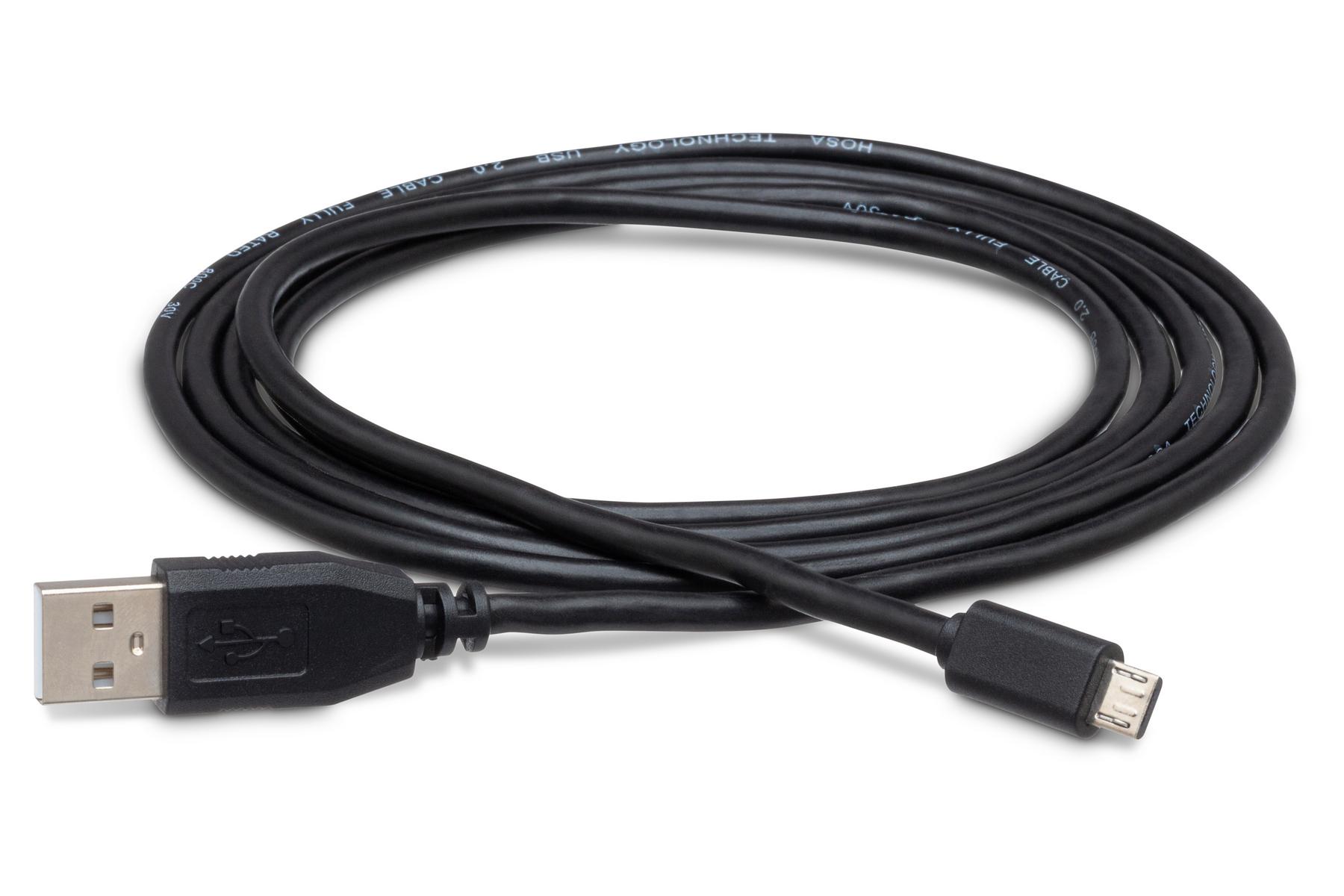Type A to Micro-B - High Speed Cable - Data Cables | Hosa Cables