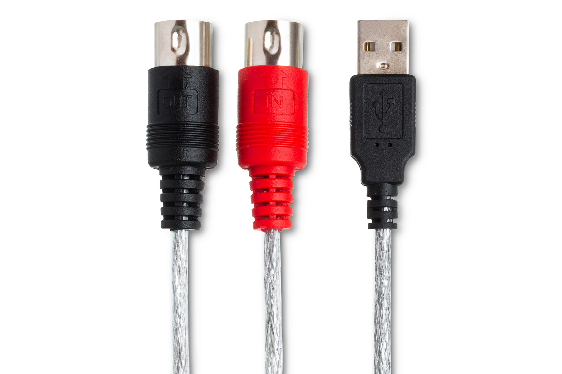 Cable Matters MIDI to USB Cable 6.6 ft / 2m (USB MIDI Cable, MIDI to USB C  Cable) in Black, Does NOT Support SysEx