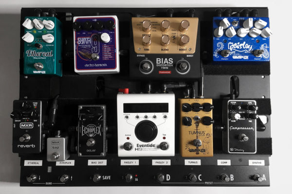 Guitar Pedalboard Hosa Edge Cables