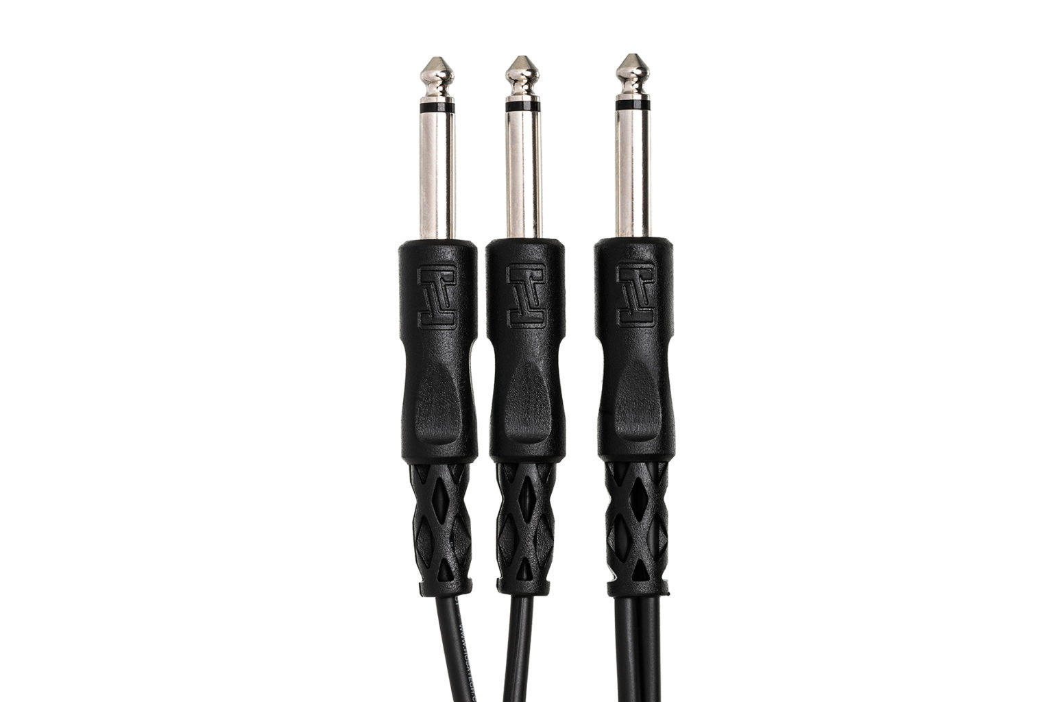 1 4 In TS To Dual 1 4 In TS Y Cable Analog Audio Hosa Cables