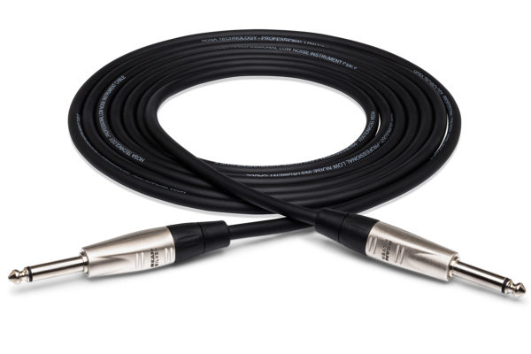 Hosa HXSS-005 Pro Headphone Extension Cable - 1/4 Inch TRS To TRS 5 Foot Cable For Studio Use