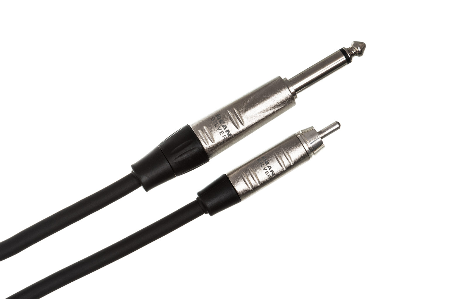REAN 1/4 in TS to RCA - Pro Unbalanced Interconnect | Hosa Cables