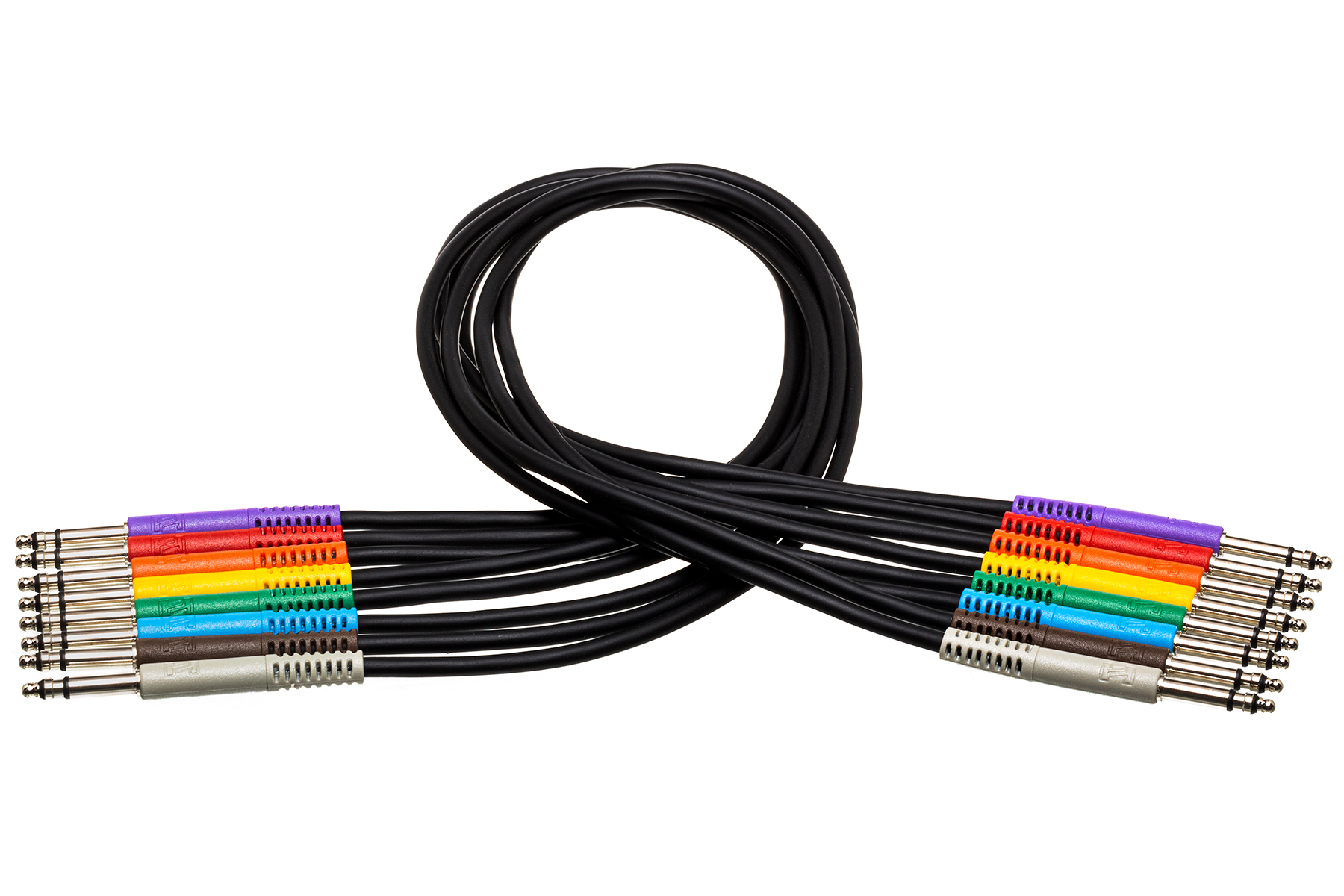 1 Foot Hosa CMM-830 3.5 mm TS to 3.5 mm TS Unbalanced Patch Cables