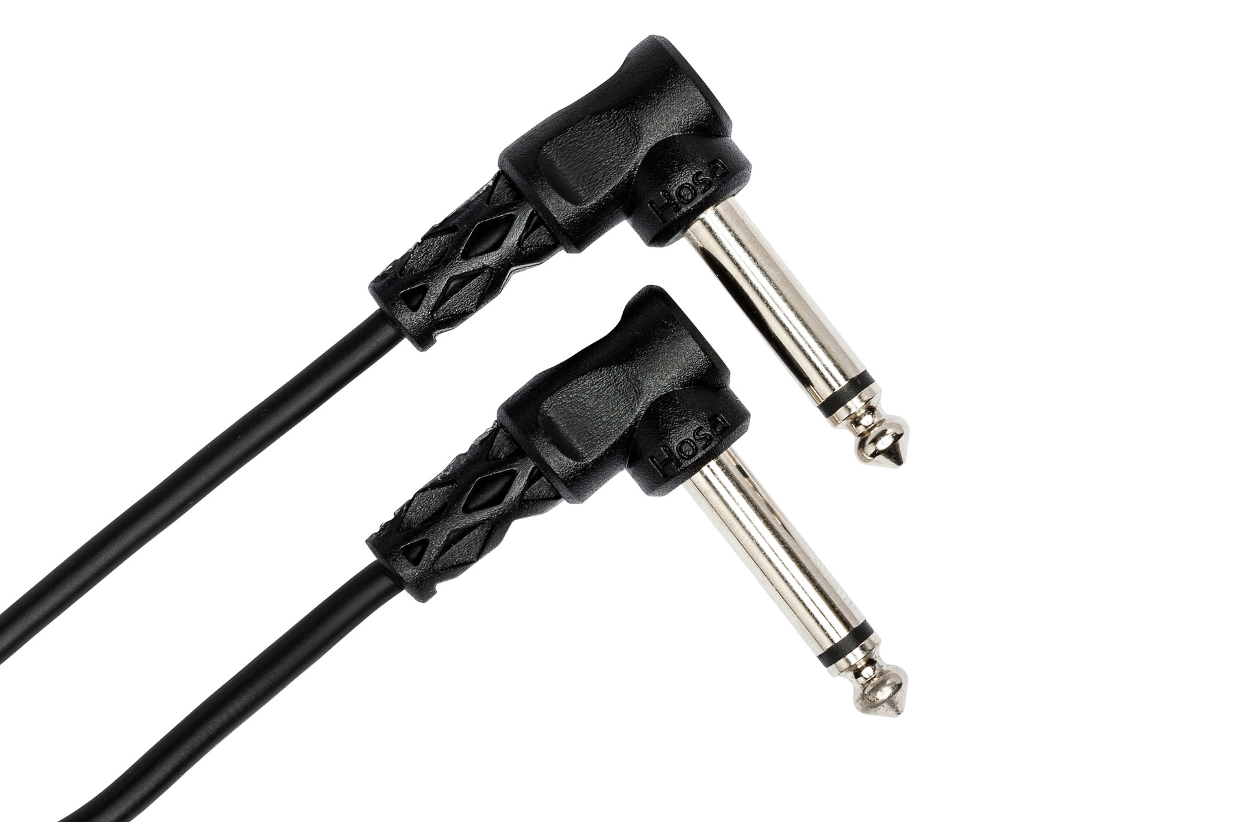 Hosa CFS-106 Guitar Patch Cable Molded 1/4" Right-angle to Same 6in. 
