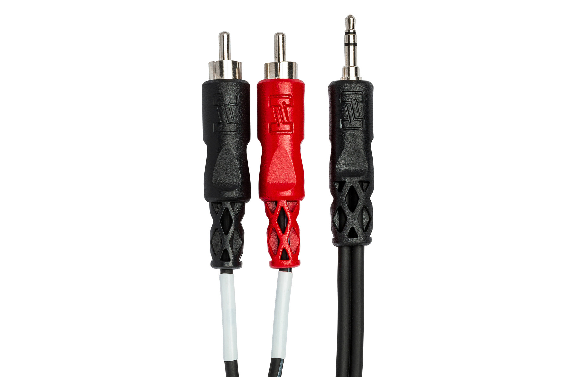 Connecteur RCA Male - Rouge - cable 5mm max - Or