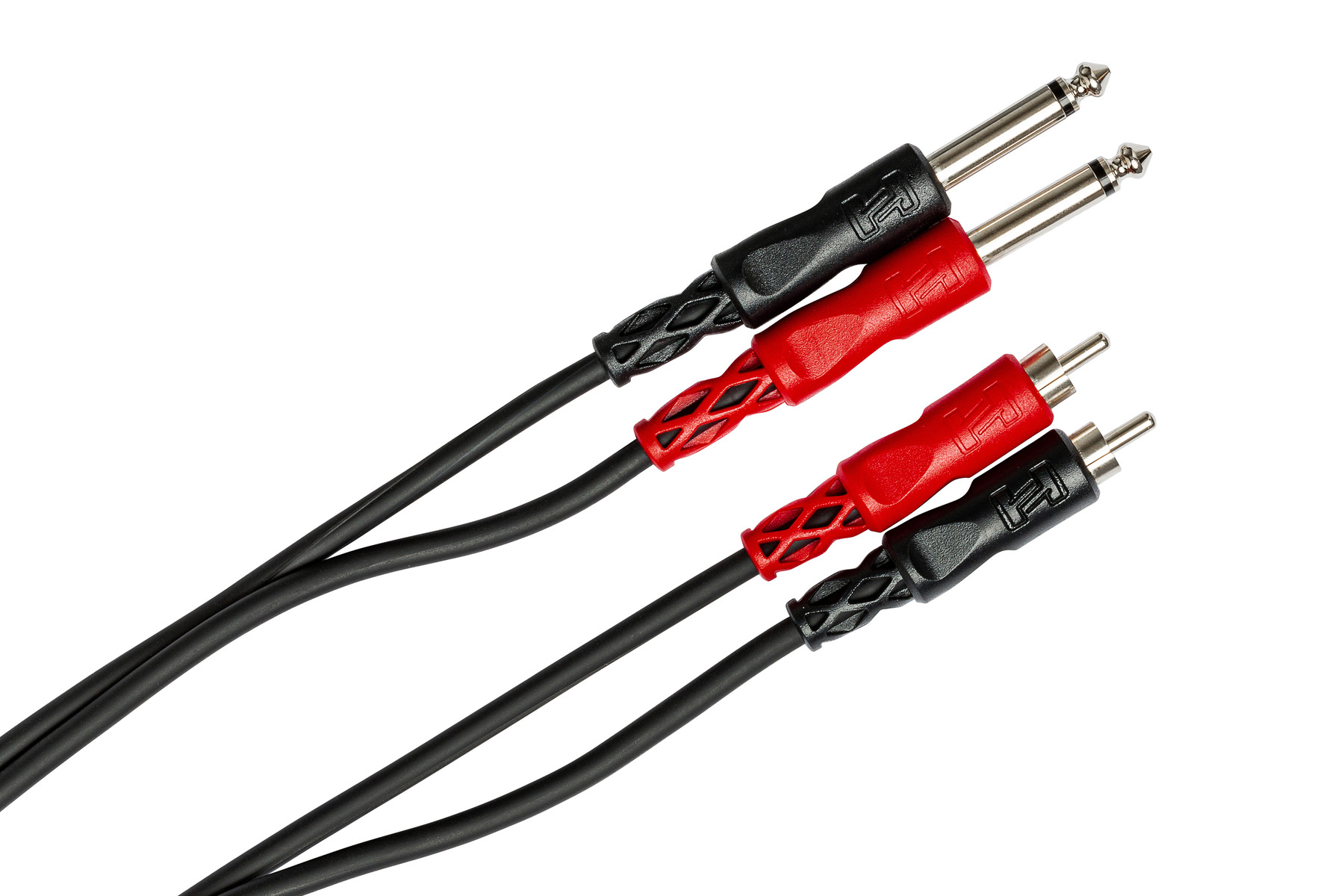 / 0.92 m Dual 1/4" to Dual RCA Interconnect OFC Cable Blastking 3 Ft C2R2Q-3 