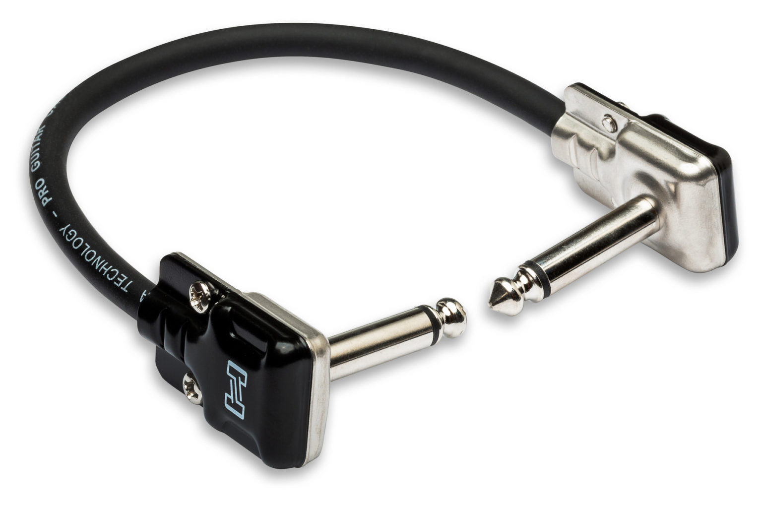 Low-Profile Pedalboard Patch Cable with REAN® Plugs | Hosa Cables