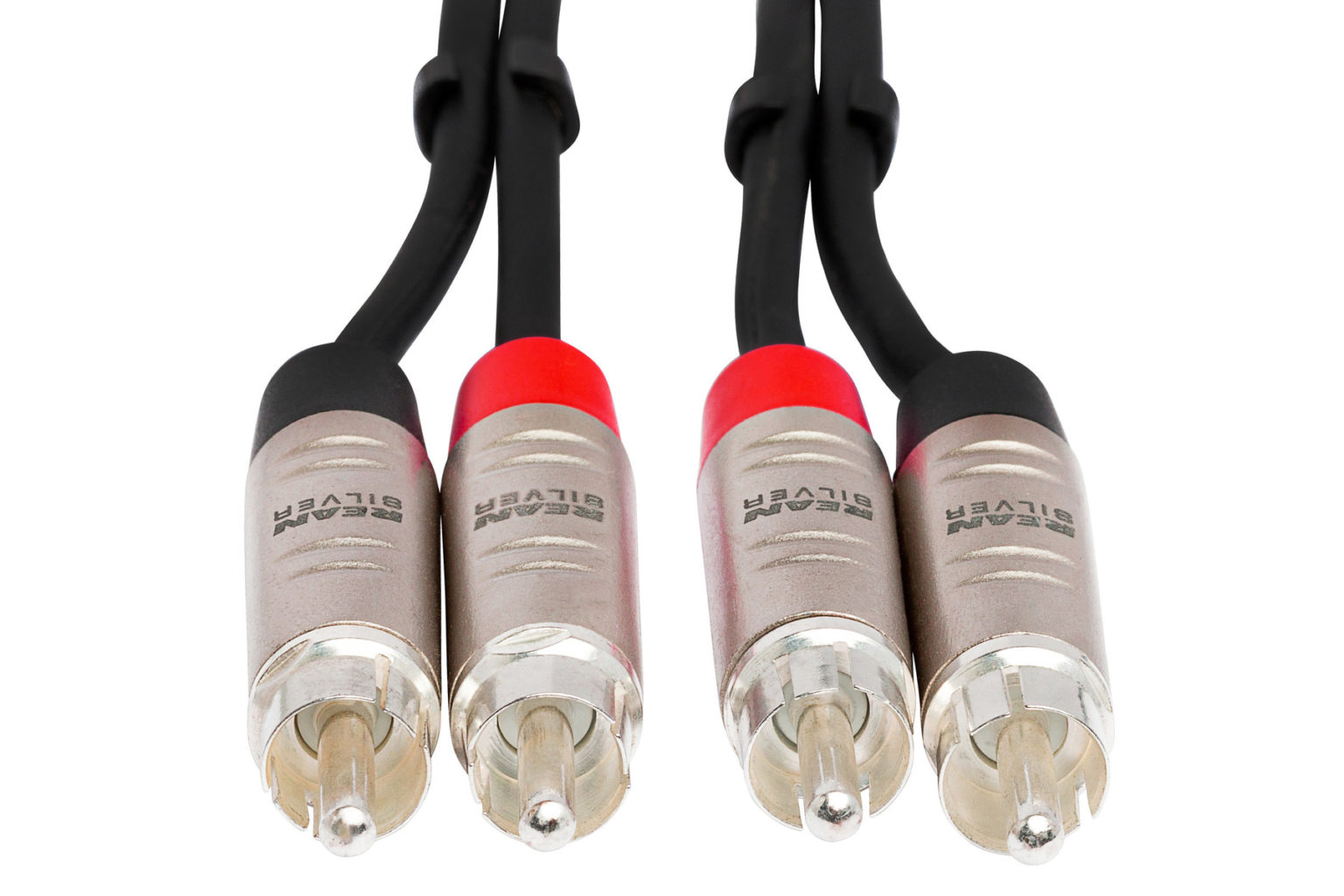 Dual REAN RCA to Same Pro Stereo Interconnect Hosa Cables