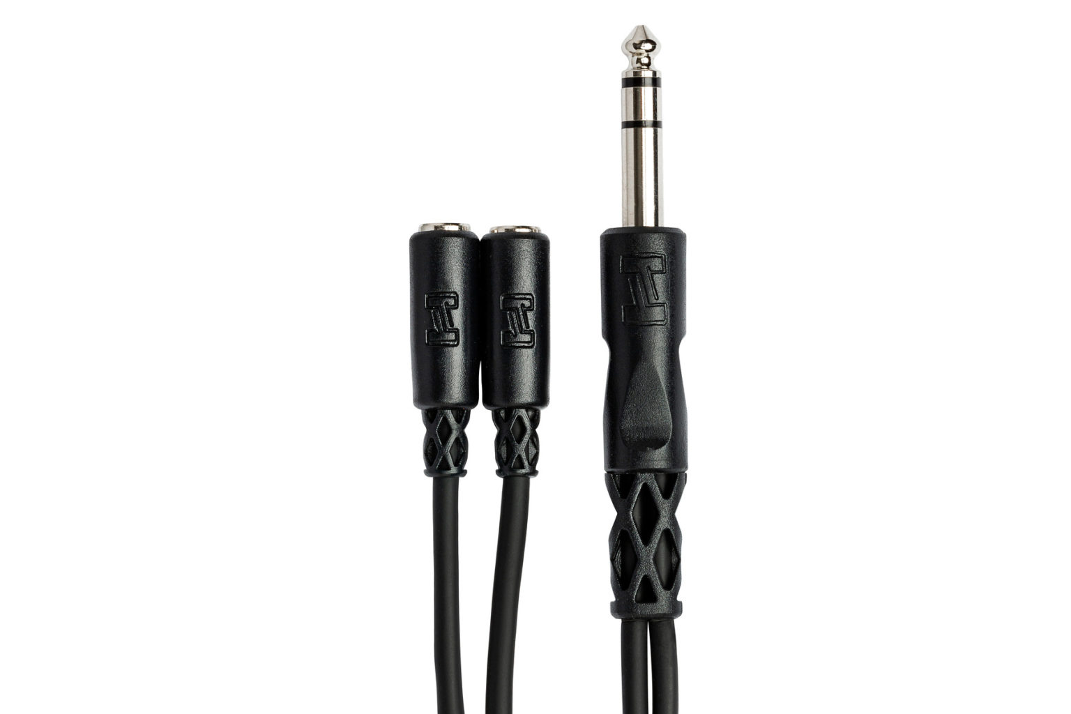 1/4 in TRS to Dual 3.5 mm TRSF - Y Cables - Analog Audio | Hosa Cables