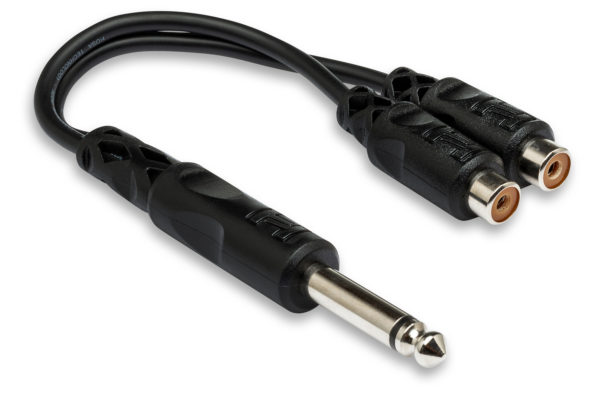 Hosa YXM-101.5 XLR3F to Dual XLR3M Y Cable 1.5 Feet 