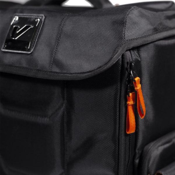 Gruv Gear Stadium Bag Tech Backpack close up on zipper