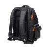 Gruv Gear Club Bag Tech Backpack in Classic Black/Orange on white background