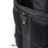 Gruv Gear Club Bag Tech Backpack in Classic Black/Orange back view