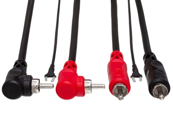 CRA-200DJ Stereo Interconnect connectors on white background