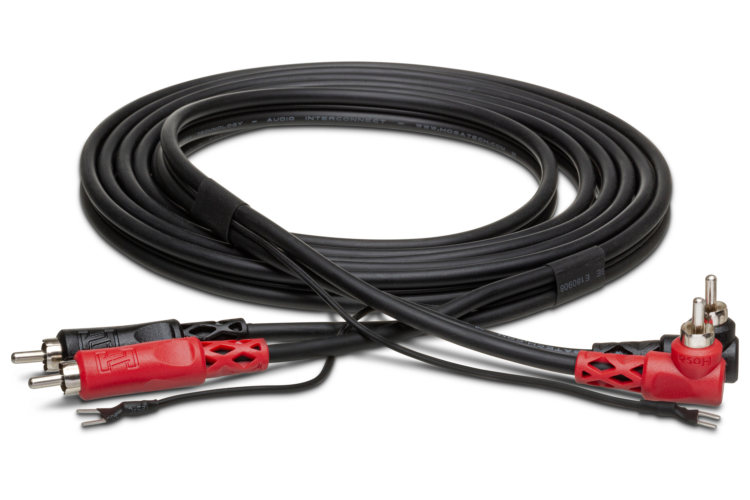 Hosa HRR-075X2 Pro Stereo Interconnect Dual RCA Cable - 75 foot