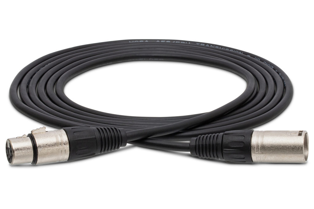 DMX-500 DMX512 Cable on white background
