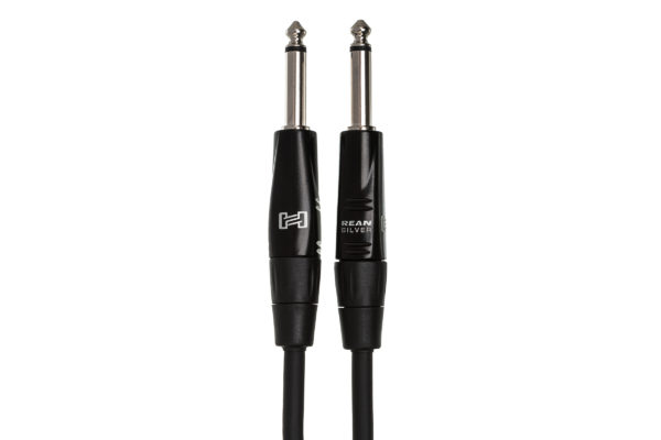 HGTR-000 Pro Series Guitar Cable Straight to Same connectors on white background