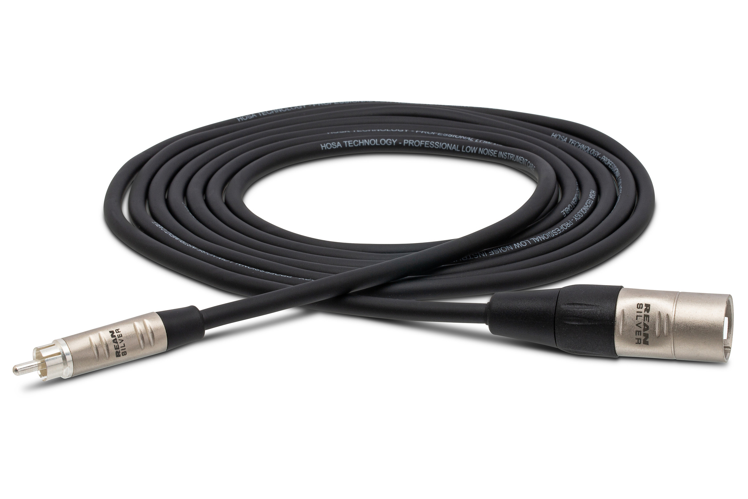 Hosa HPR-005x2 Cable Plug Rean mono 1/4 TS a RCA Macho (1.5 mts)