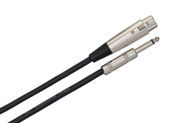 MCH-100 Microphone Cable connectors on white background