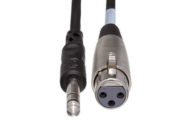 STX-100F Balanced Interconnect connectors on white background