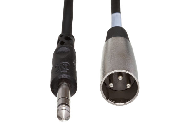 STX-100M Balanced Interconnect connectors on white background