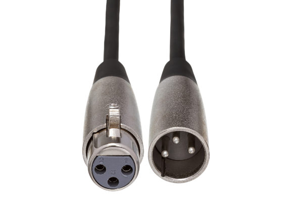 XLR-100 Balanced Interconnect connectors on white background