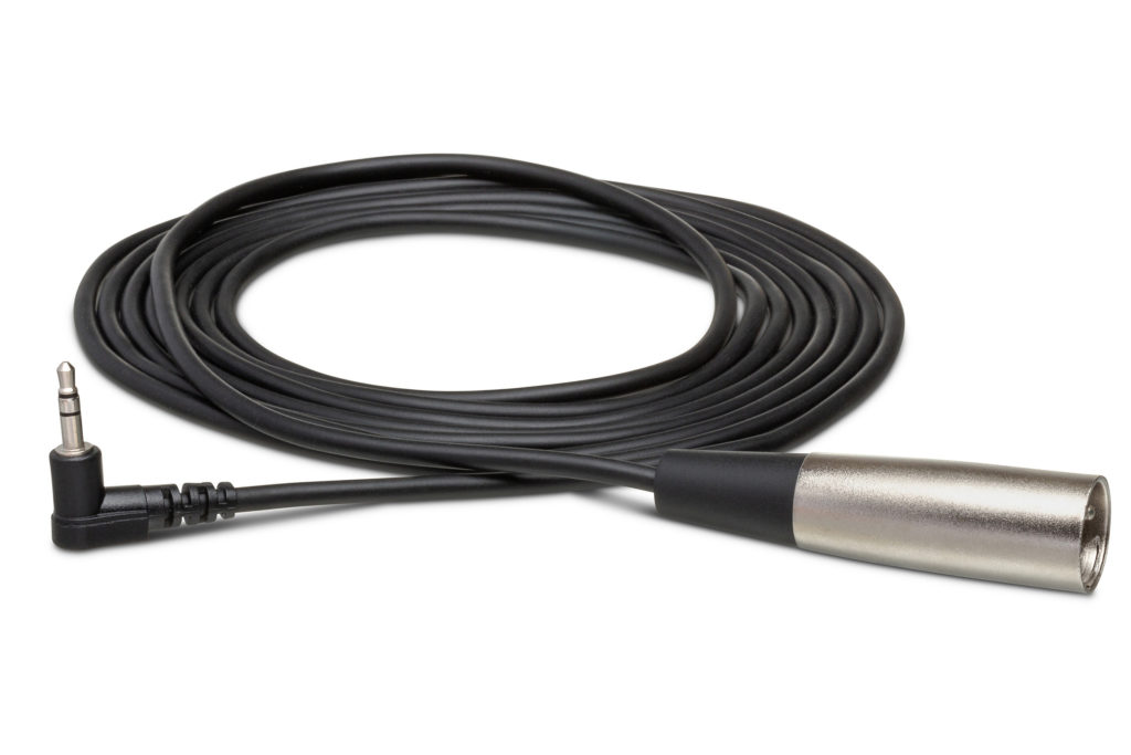 XVM-100M Microphone Cable on white background