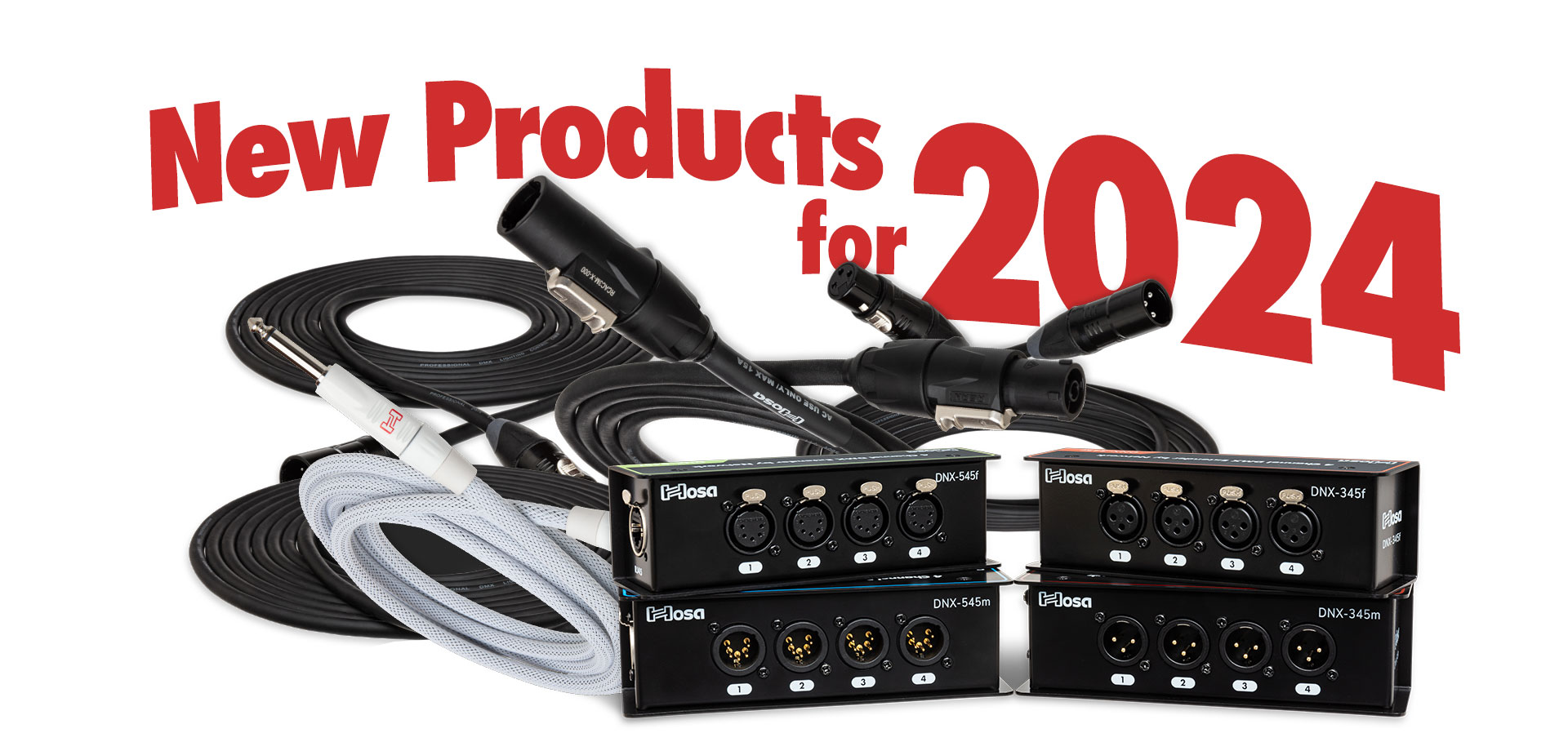 New Products for 2024 from Hosa Technologies