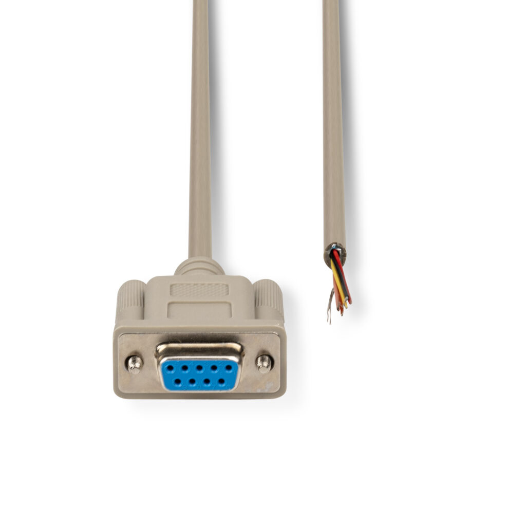DE9 to Blunt End Serial Data Cable (3 ft) | Hosa