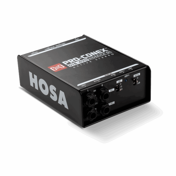 Hosa Pro-Conex Sidekick Active Stereo Direct Box - DIB-490