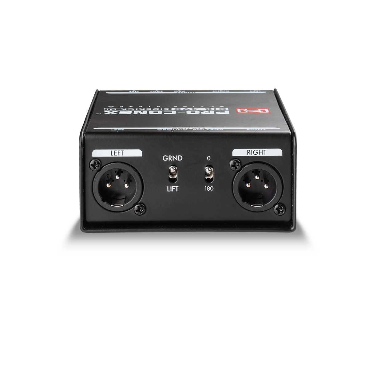 Hosa Sidekick Active Stereo Direct Box DIB-490 Phantom Powered