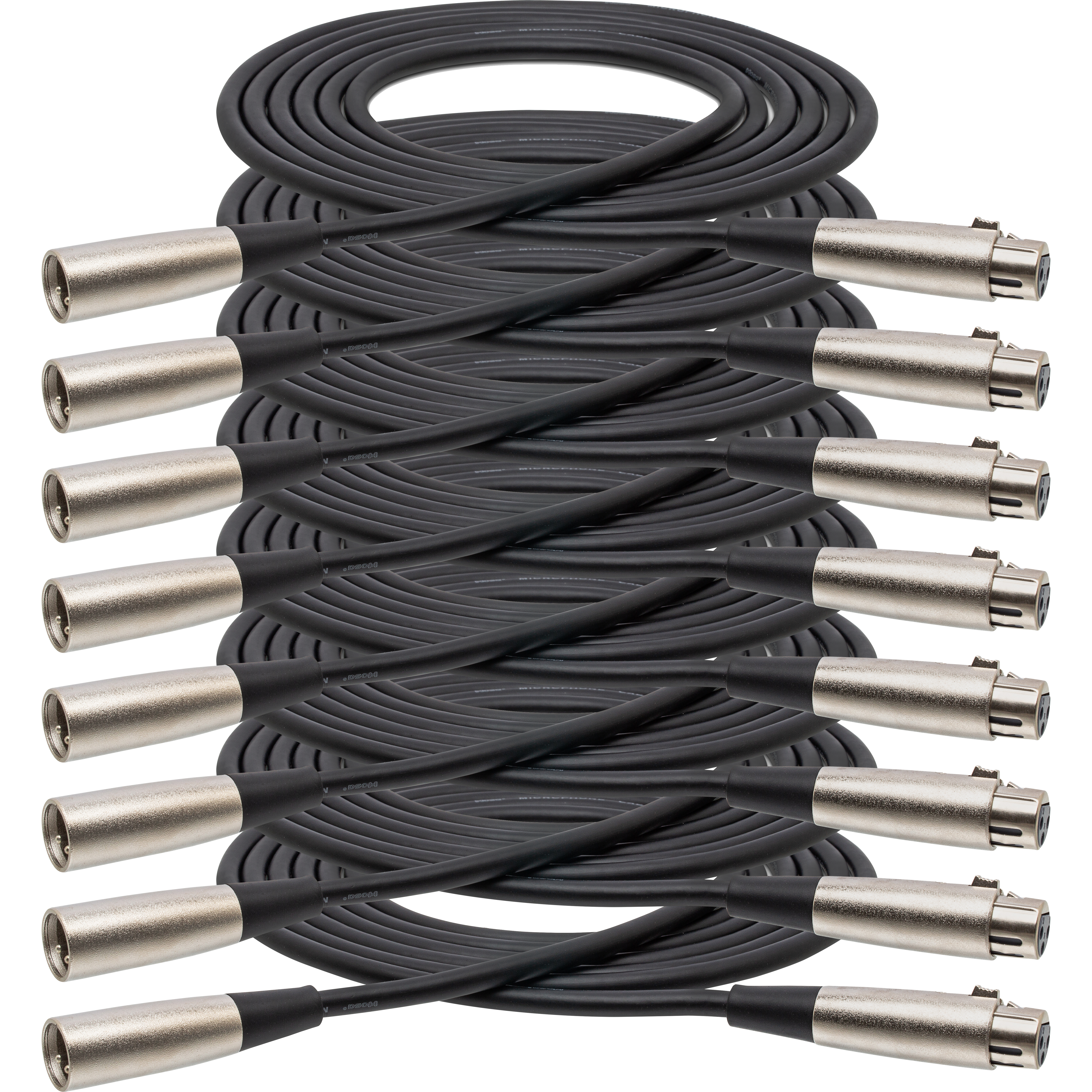 Hosa MCL-100 Series Microphone Cables – Bulk Packs